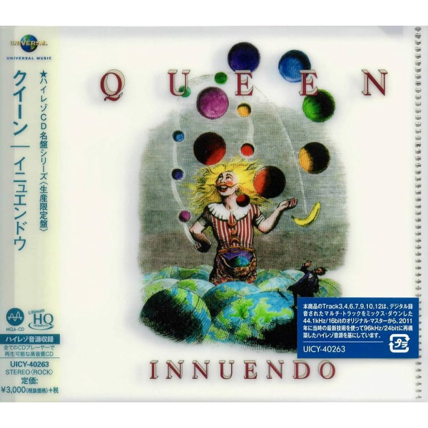 QUEEN - INNUENDO 1-CD Japan CD plaadid
