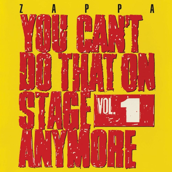 FRANK ZAPPA - YOU CAN'T DO THAT VOL.1 2-CD CD plaadid