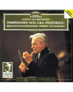 Berliner Philharmoniker/Herbert von Karajan LUDWIG VAN BEETHOVEN - SYMPHONIES 5 & 6 'PASTORAL' 1-CD