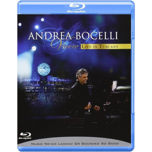 ANDREA  BOCELLI - VIVERE LIVE IN TUSCANY 1-BLRY CD plaadid