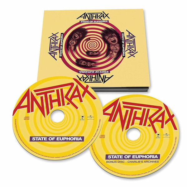 ANTHRAX - STATE OF EUPHORIA 2-CD (Anniversary Edition) CD plaadid