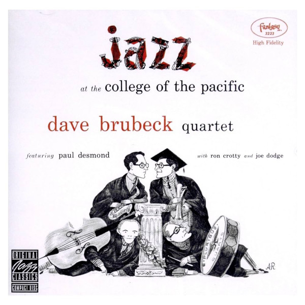 DAVE BRUBECK QUARTET- JAZZ AT COLLEGE OF THE PACIFIC 1-CD CD plaadid