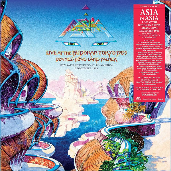 Asia – Live At The Budokan Tokyo 1983 (MTV Satellite Telecast To America 6 December 1983) 2-LP Vinüülplaadid