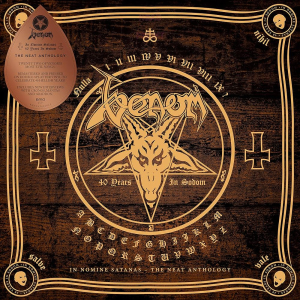 Venom– In Nomine Satanas - The Neat Anthology (40 Years In Sodom) 2-LP Vinüülplaadid