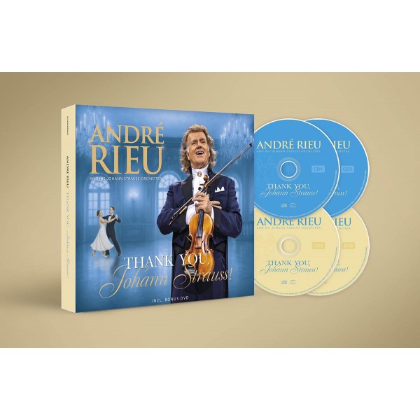 Andre Rieu - Thank You Johann Strauss - 4CD CD plaadid