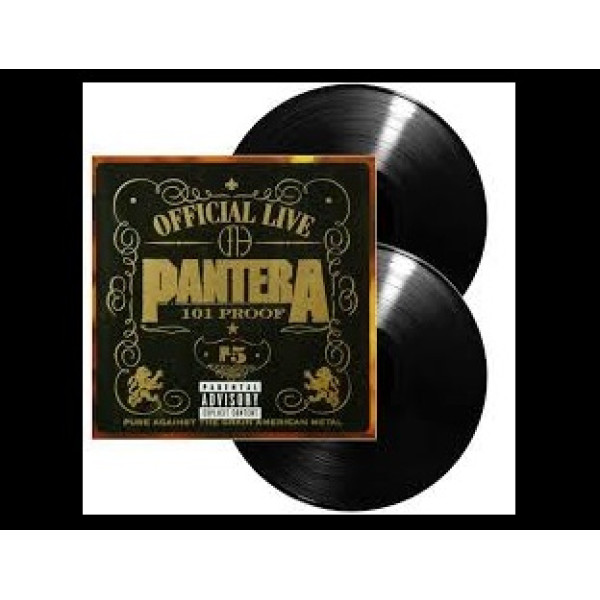 Pantera - The Great Official Live: 101 Proof Vinüülplaadid
