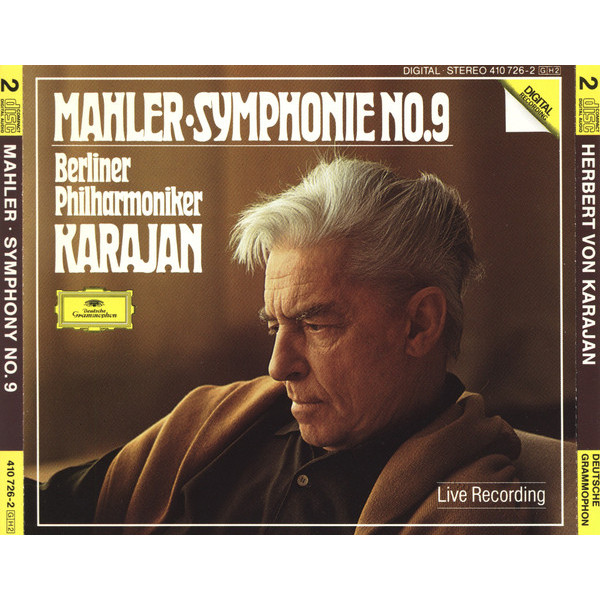 Berliner Philharmoniker/Herbert von Karajan G. MAHLER - SYMPHONY NO.9 2-CD CD plaadid