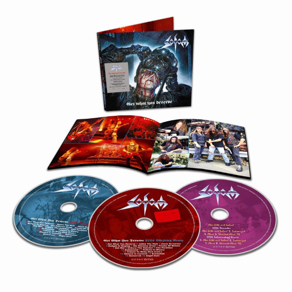 Sodom - Get What You Deserve - 3CD CD plaadid Sodom - Get What You Deserve - 3CD CD plaadid