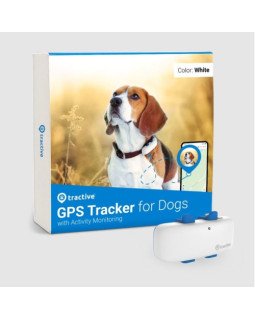 Tractive GPS positsioneerimisseade koertele, valge