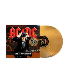 AC/DC-LIVE AT THE RIVER PLATE  (50th Anniversary Gold Color Vinyl)