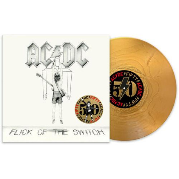 AC/DC-Flick of the Switch (50th Anniversary Gold Color Vinyl) Vinüülplaadid