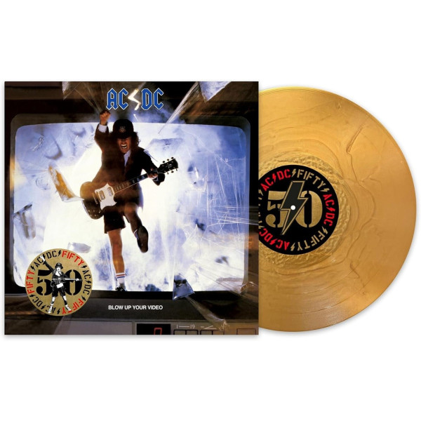 AC/DC-BLOW UP YOUR VIDEO (50th Anniversary Gold Color Vinyl) Vinüülplaadid