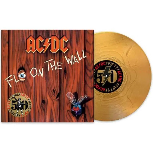 AC/DC-Fly On the Wall (50th Anniversary Gold Color Vinyl) Vinüülplaadid