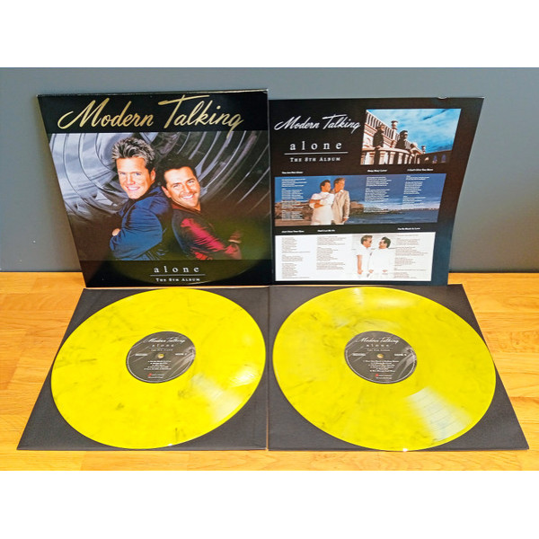 Modern Talking – Alone - The 8th Album, 2LP colored Vinüülplaadid