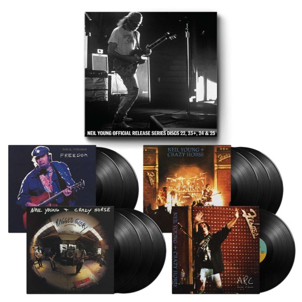 NEIL YOUNG-OFFICIAL RELEASE SERIES DISCS 22,23,24 & 25 Vinüülplaadid