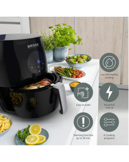 BROCK Digitaalne õhufritüür 3,5l, 1200W-foto4