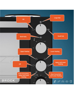 BROCK elektriahi koos pliidiplaatidega, 30L, 1440W-foto5