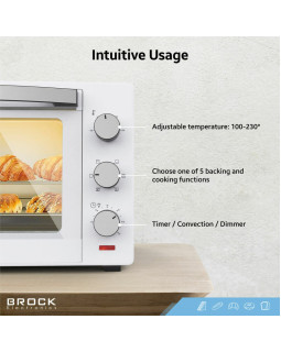 BROCK Elektriahi, valge värv 30 L. 1500 W-foto3