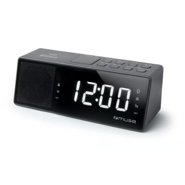 Kahe äratusega kellraadio pll bluetoothiga, 2×1,5 v, m 172 bt, muse