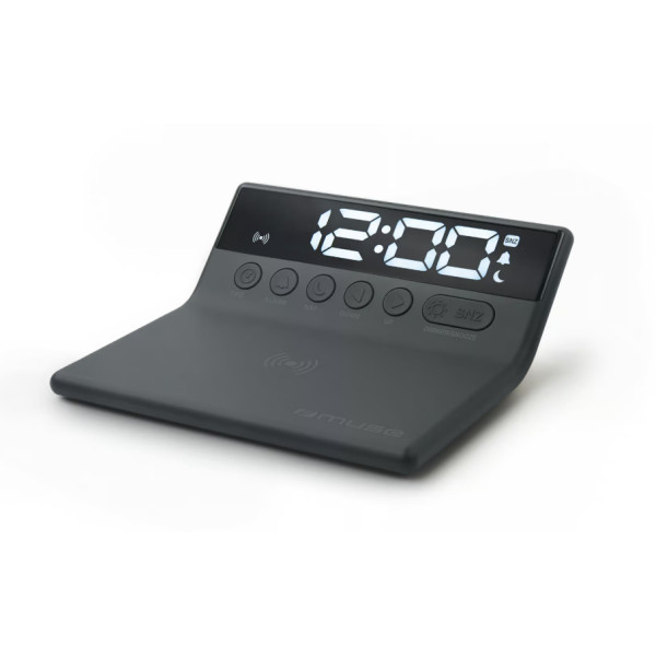 Juhtmevaba laadimisega äratuskell, 3 v, m 168 wi, muse