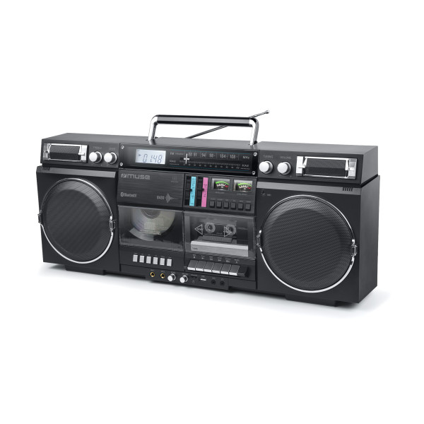 Kaasaskantav bluetooth-raadio cd-kassettmagnetofon, 80w, m 380 gb, muse
