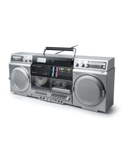 Kaasaskantav bluetooth-raadio cd-kassettmakk, 80w, m 380 gbs, muse