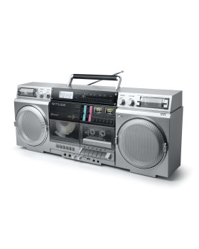 Kaasaskantav bluetooth-raadio cd-kassettmakk, 80w, m 380 gbs, muse