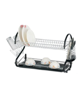 Rosberg 55553000ab nõudekuivatusrest 55×25×23 cm, must