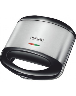 Võileivamasin rosberg 555r51442c, 750w, mittenakkuvad grillplaadid, must