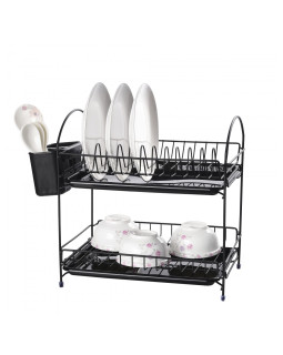 Rosberg 55r53000eb nõudekuivatusrest, must, 34×23×35.5 cm