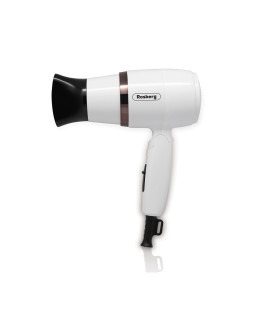 Föön rosberg r51100j, 1600w, valge, kokkupandav käepide