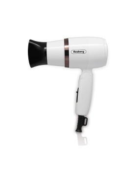 Föön rosberg r51100j, 1600w, valge, kokkupandav käepide