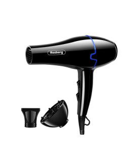 Föön hajutiga rosberg r51100kd, 2000w, must/sinine