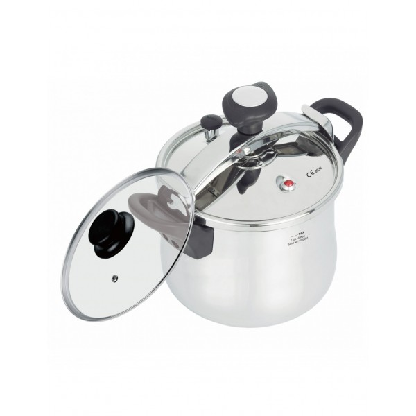 Kiirkeedupott rosberg r51311a7, 7 l, 2 kaant, induktsioon, kolmekihiline põhi, roostevaba teras