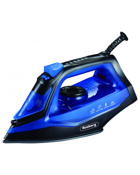 Triikraud rosberg r51050g, 2200w, 160ml., keraamiline plaat, sinine mustaga Triikraud rosberg r51050g, 2200w, 160ml., keraamiline plaat, sinine mustaga