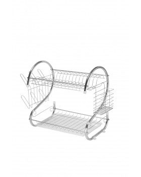 Nõudekuivati rosberg r53000h, kroom, 2 taset, 40x25x39cm-foto2