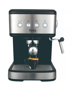 Espressomasin oliver voltz ov51171f, 1.2 l, 20 bar, 1100w, kreemiketas, must/inox