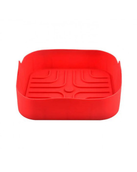Silikoonist vooder airfryerile rosberg r51980ss, 20.5x20.5x5.5cm, punane