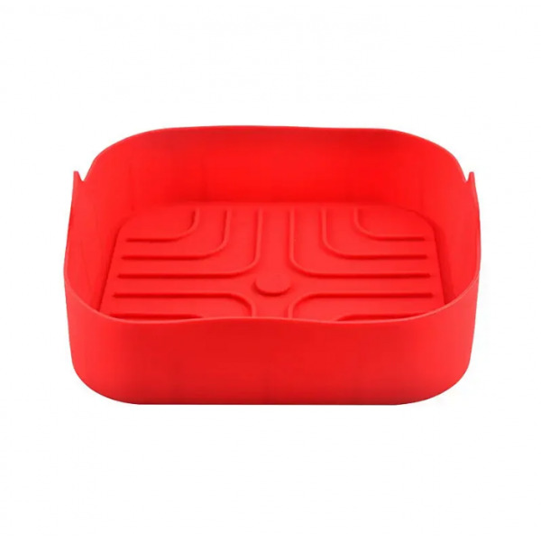Silikoonist vooder airfryerile rosberg r51980ss, 20.5x20.5x5.5cm, punane