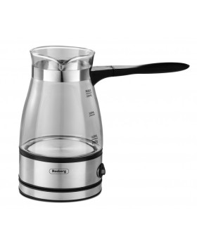 Elektriline türgi kohvimasin rosberg r51165c, 600w, 500 ml, klaas