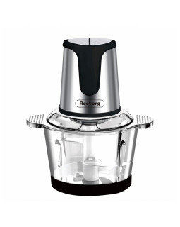 Hakkija rosberg 4 teraga, r51111d, 400w, 2l, 2 kiirust, must roostevaba terasega