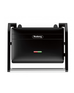 Elektrigrill, rosberg r51442j, 1300w, mittenakkuvad plaadid, must