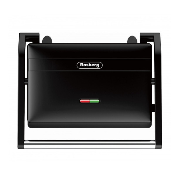 Elektrigrill, rosberg r51442j, 1300w, mittenakkuvad plaadid, must