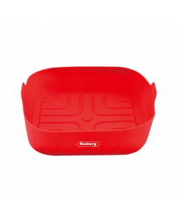 Silikoonist vooder airfryerile rosberg r51980ssn, 20,5x20,5x5,5cm, punane