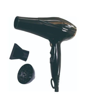 Föön hajutiga rosberg r51100od 2200w, must/pronks