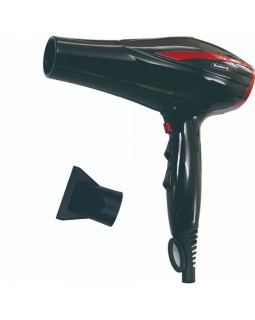 Juukseföön rosberg 5r51100obr, 2200w, 2 kiirust, 3 temperatuuriseadet, must/punane