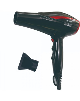 Juukseföön rosberg 5r51100obr, 2200w, 2 kiirust, 3 temperatuuriseadet, must/punane