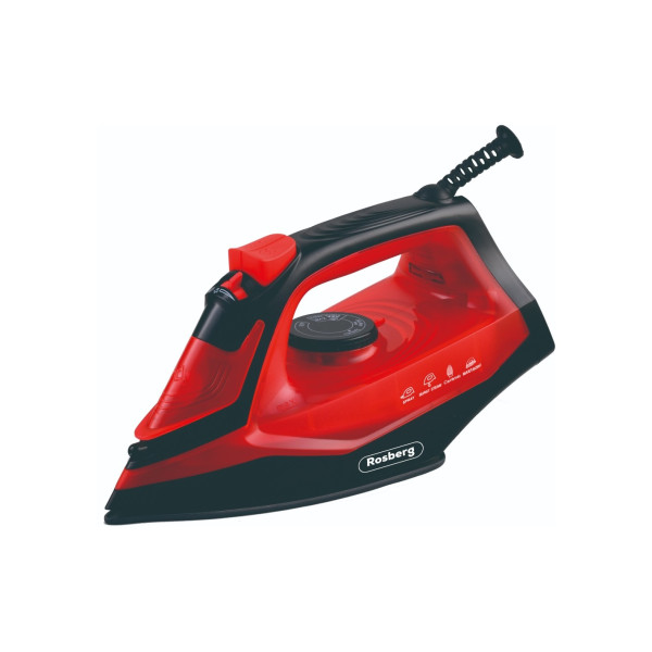 Triikraud rosberg r51050g, 2200w, 160ml., keraamiline plaat, punane Triikraud rosberg r51050g, 2200w, 160ml., keraamiline plaat, punane