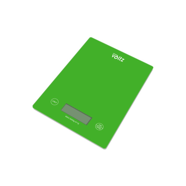 Köögikaal voltz ov51651k, 5kg, 2xaaa, lcd-ekraan, roheline 20.0x14.6x1.8mm