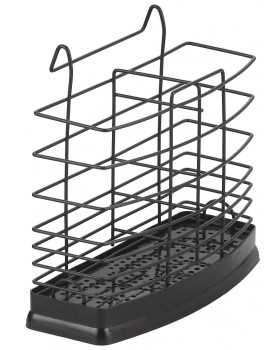 Rosberg 55r53003bb söögiriistade hoidik, must, 16,6 × 15,8 × 6,5 cm